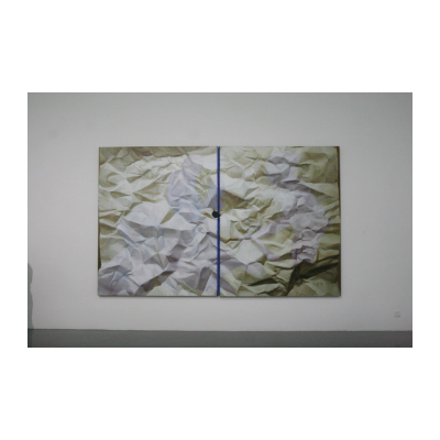 《蓝图.褶皱》，2012