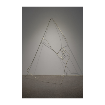 徐渠，《零点六一八》，黄铜锻造激光切割，262×163cm，2014