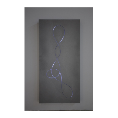孔令楠，《引力》，LED铝板、真石漆，240×120×22cm，2014