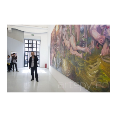 这是尹朝阳画的做大的一幅画